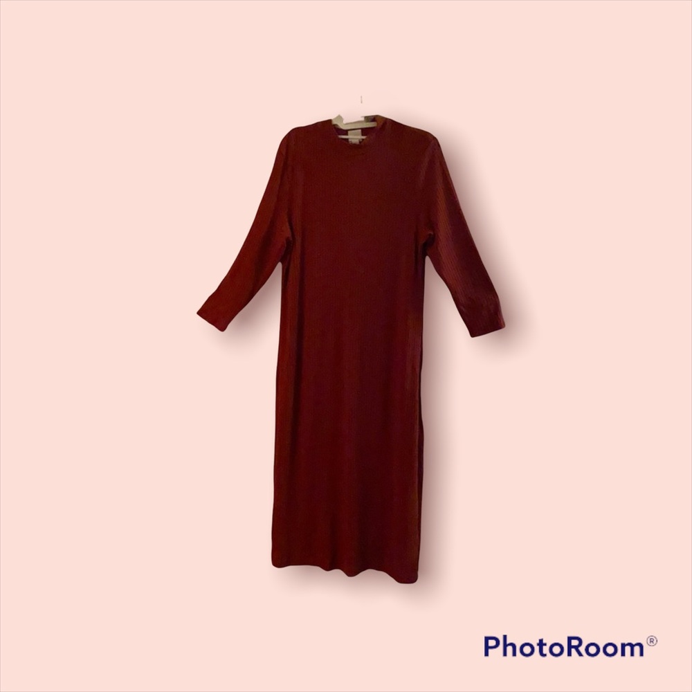 Ribbed cotton dress
